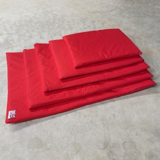 Red Dog Bed For Cage & Crates Waterproof Hygienic Bedding Mat